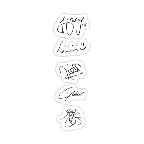 Four Different Handwritten Stickers With The Names Of Three People In Black And White