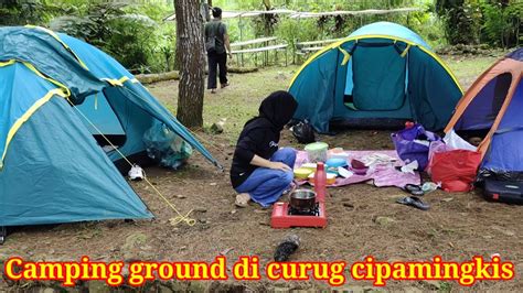 Camping Ground Curug Cipamingkis Youtube