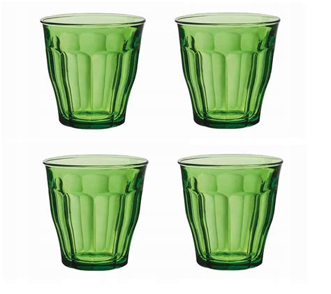 PICA GREEN SZKLANKA DO NAPOJÓW DRINKÓW 4X250 ml DURALEX 1027GC04C