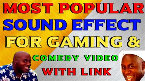 Most Popular Sound Effects For Gaming Comedy Video 2022 Funny