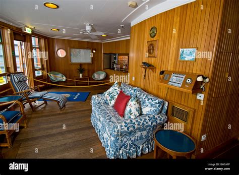 Royal Yacht Britannia Now A Floating Public Museum Berthed At Ocean