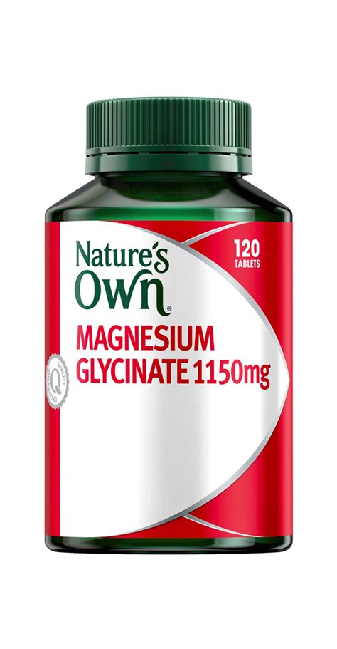 Magnesium Glycinate Benefits - Nature’s Own