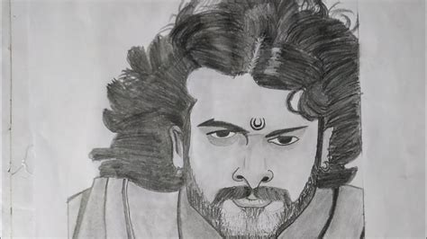 Easy Sketch Of Prabhas Bahubali Balaldev Youtube