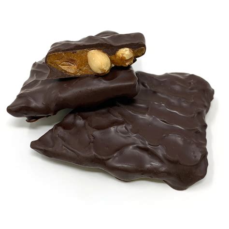 Dark Chocolate Peanut Brittle — Laymon Candy Company