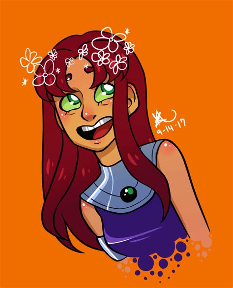 Starfire Flower Crown  By Shatteredporcelain32 On Deviantart