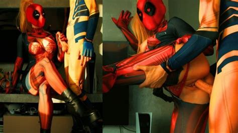 Deadpool Vs Wolverine Crazy Sexual Fight Facesitting Creampie Mollyredwolf