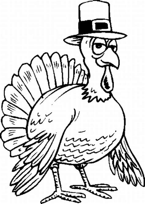 Free Turkey Coloring Pages