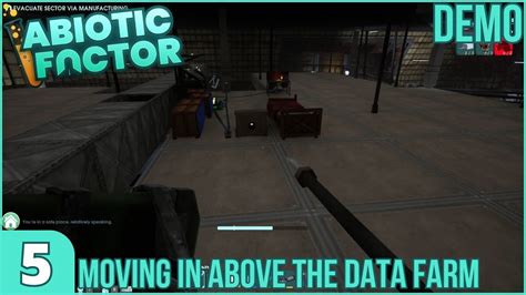 Abiotic Factor Demo Ep Moving In Above The Data Farm Youtube