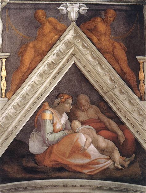 Frescoes In The Triangular Spandrels Ancestors Of Christ