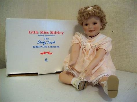 Little Miss Shirley Porcelain Doll Danbury Mint Toddler Doll Collection