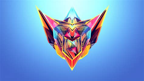 4584368 Justin Maller Gradient Digital Art Colorful Artwork Facets Abstract Rare