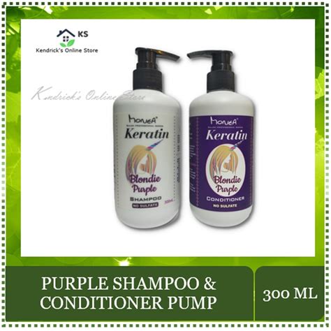 ﹊moneaglossy Shine Purple Shampoo And Conditioner For Blonde