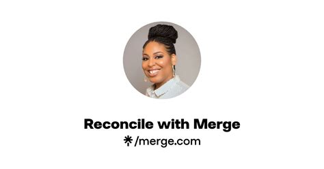 Reconcile With Merge Facebook Linktree