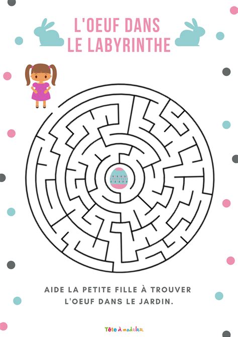 Jeu De Labyrinthe L Oeuf Dans Le Labyrinthe Jeu Gratuit Imprimer