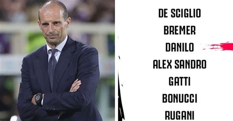 UFFICIALE I Convocati Per La Sfida Contro Il Bologna Allegri Recupera