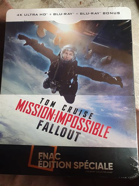 Mission Impossible Fallout Steelbook UK Exclusive 4K Ultra HD Bluray