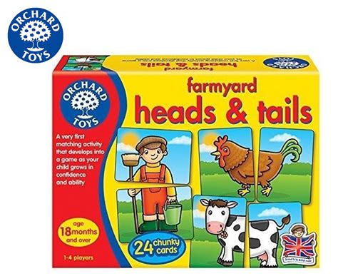 Farmyard Heads and Tails Board Game | Catch.com.au