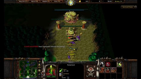 Warcraft Iii Survival Chaos Mannoroth Youtube