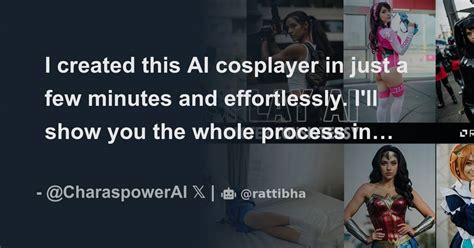 I Created This Ai Cosplayer In Just A Few Minutes And Effortlessly I