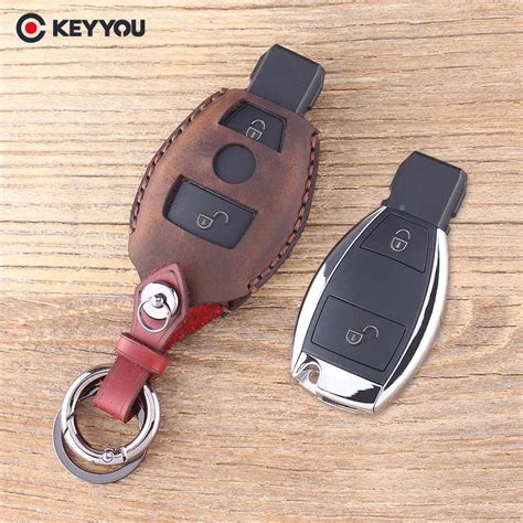 Keyyou Deri Araba Anahtar Kabuk Mercedes Benz Clk C E S S N F Araba