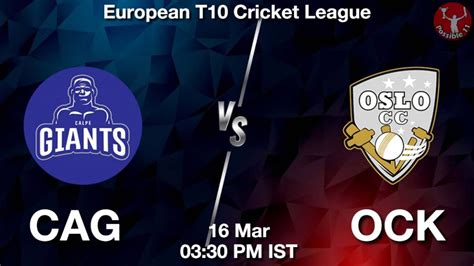 CAG Vs OCK Dream11 Team Prediction Fantasy Cricket Tips 16 Mar 2024 03