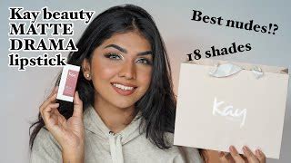 Kay Beauty Matte Drama Matte Lipsticks Swatches Review Doovi