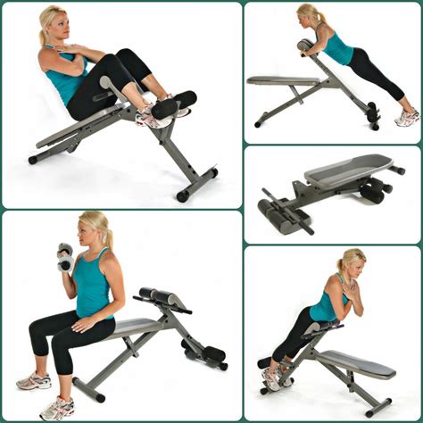 Stamina Abhyper Bench Pro Adjustable Hyper Extension Back Exercise