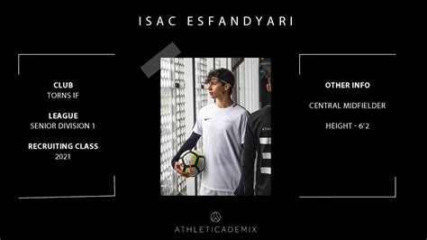 Athleticademix Isac Esfandyari Fall 2021 2 Committed To North