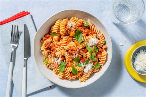 Chicken Rag And Fusilli Recipe Hellofresh