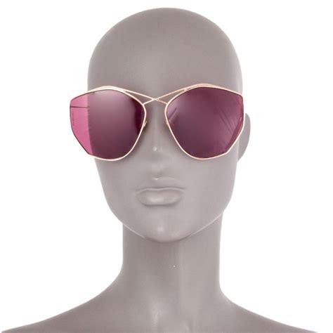 Christian Dior Rose Gold Stellaire 4 Sunglasses Pink Lenses Ddbu1 At 1stdibs