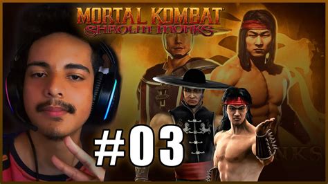 David Levi Jogando Mortal Kombat Shaolin Monks Meu Irm O