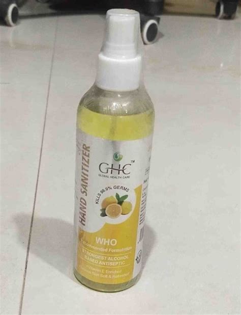 Ghc Lemon Hand Sanitizer Packaging Type Pump Bottle Packaging Size