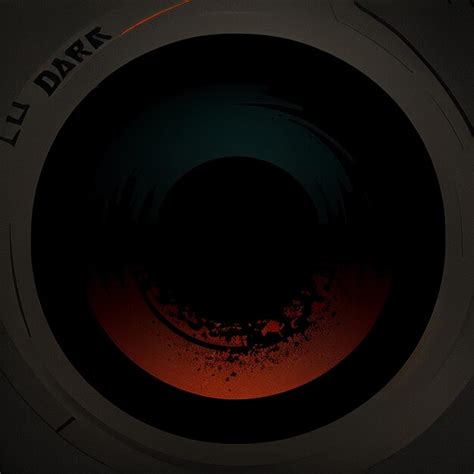 Premium Ai Image A Camera Lens With The Word Lit Dark On It