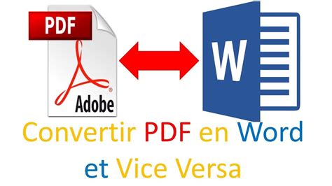 Convertir Pdf En Word Gratuit YouTube