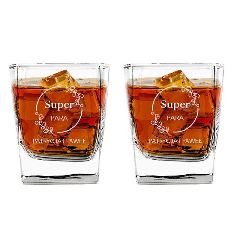 Szklanki Z Grawerem Do Whisky PREZENT SUPER PARA S2xSZST 01 P11