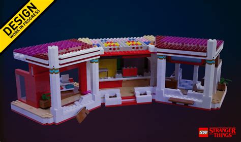 Working on a LEGO Starcourt Mall Battle set : lego