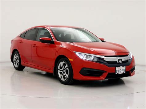 Used Honda Civic Red Exterior for Sale