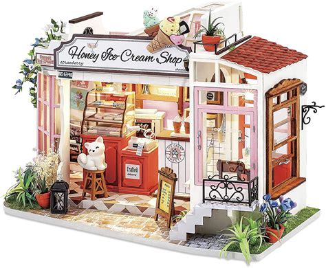 Rolife Diy Miniature Dollhouse Kit 1 24 Scale Tiny House Making Kit Home Decor Ts For Adults