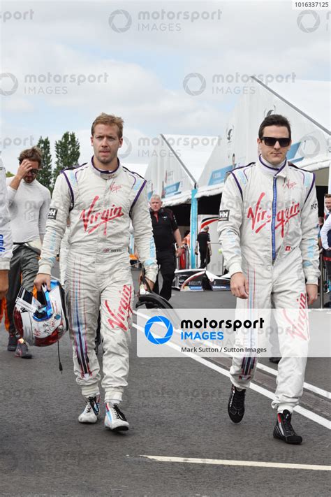 Sam Bird Gbr Virgin Racing And Fabio Leimer Sui Virgin Racing At