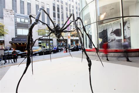 Christie S Auction House Unveils Giant Spider Sculpture