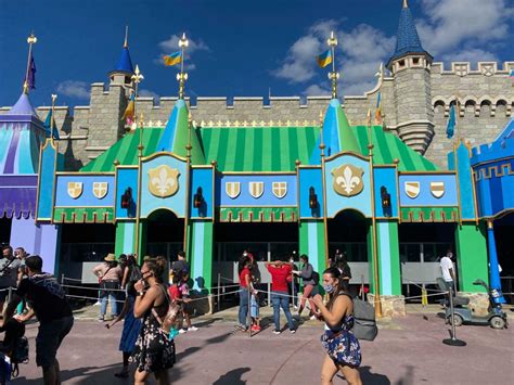 Photos Colorful New It S A Small World Facade Fully Revealed After