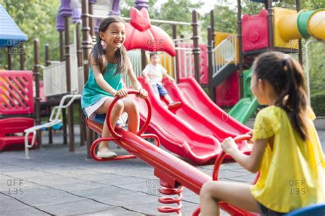 Children Playing In Park