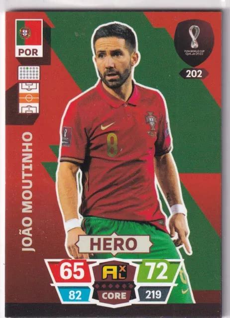 Panini Qatar World Cup Carte Hero Num Ro Jo O Moutinho