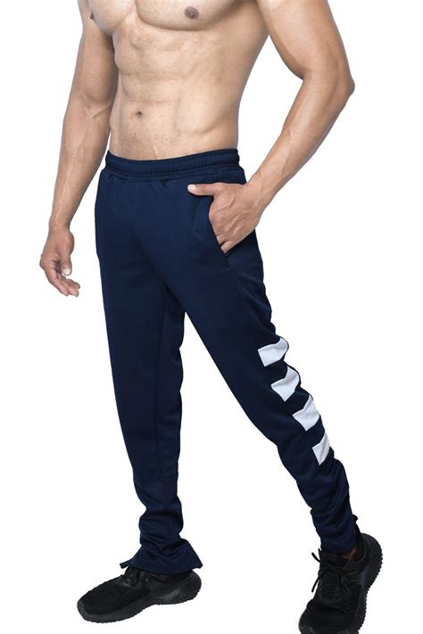 Ronex Slimfit Jogger Track Pant Navywhite Shop Today Get It