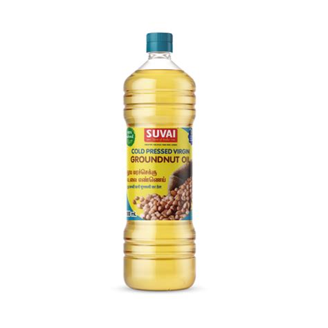 Wood Cold Pressed Groundnut Oil 500 Ml Suvai Foods