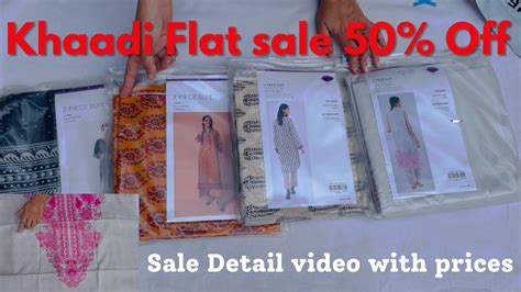 Khaadi Flat Off Sale Khaadi Season End Sale Youtube