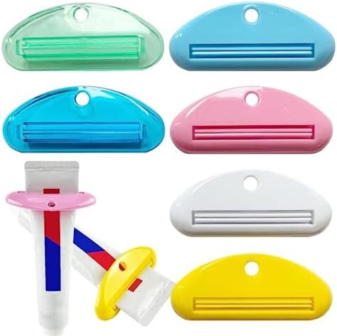 Amazon MUXGOA Toothpaste Tube Squeezer 6 Pcs Multicolor Plastic