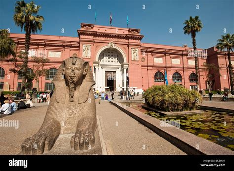 Gyptisches Museum Kairo Gypten Nordafrika Afrika Stockfotografie