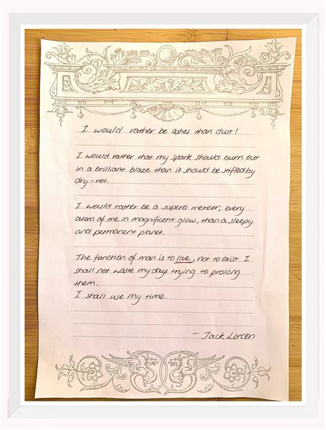 Digital Letter Template - Etsy