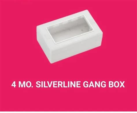 White Polycarbonate Modular Pvc Gang Box For Electric Fitting At Rs 29